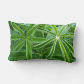 ルピ葉ン植物写真 ランバークッション (裏面)