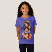 ルフィ&ボア・ハンコック 女の子用Tシャツ Tシャツ (正面フル)