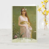 ルフェブルスプリングタイムCC0794ハッピーバースデー カード (黄色い花)