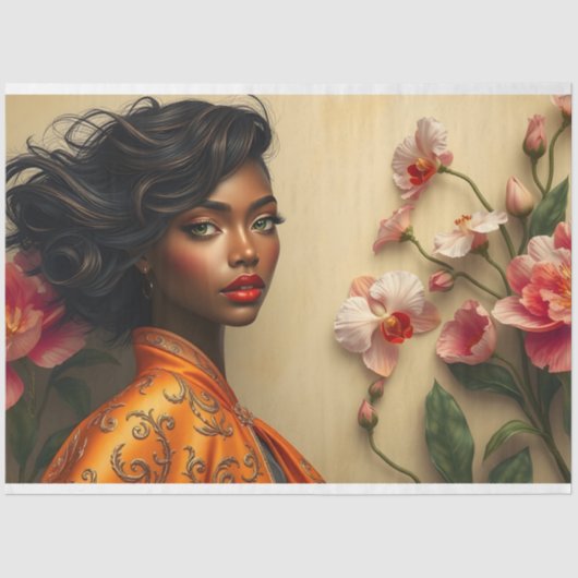 ルフェムビクトリアン美しいロマンスバラデクページ 薄葉紙 (正面)