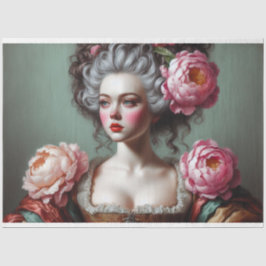 ルフェムビクトリアン美しいロマンスフルーアデクページ 薄葉紙