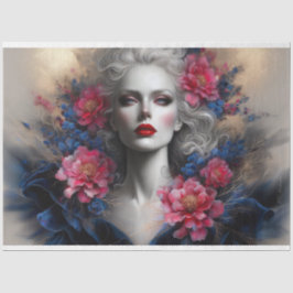 ルフェムビクトリアン美しいロマンスフルーアデクページ 薄葉紙