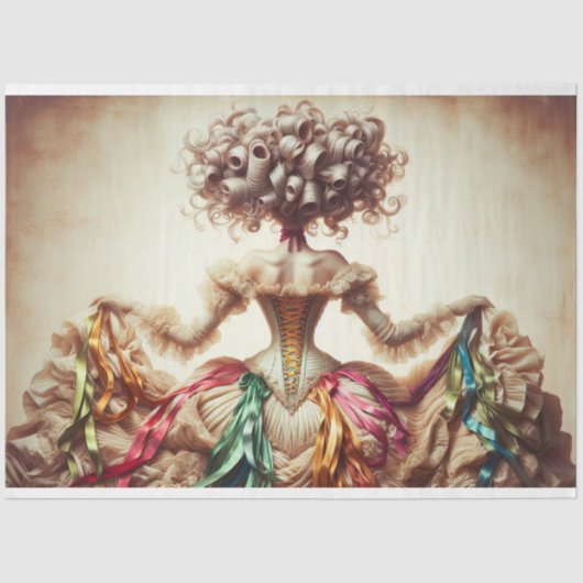 ルフェムビクトリアン美しいロマンスフルーアデクページ 薄葉紙 (正面)