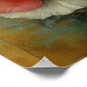 ルフェムポピーウォールアートポスタープリント ポスター (角)