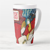 ルフォーメデルアモアラテマグカップ カフェラテマグ (右アングル)