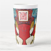 ルフォーメデルアモアラテマグカップ カフェラテマグ (正面)