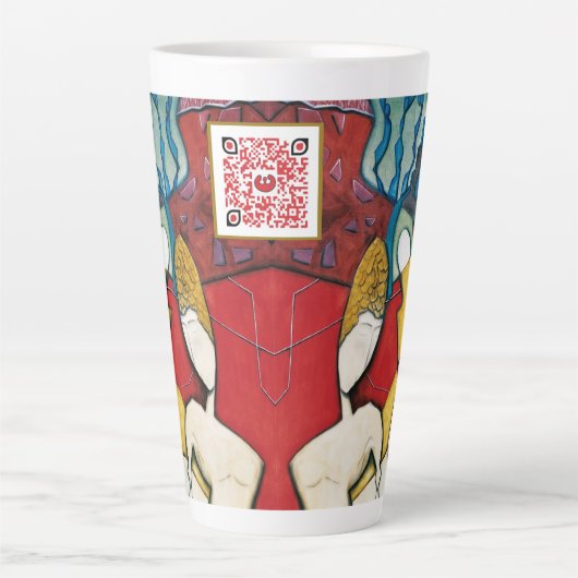 ルフォーメデルアモアラテマグカップ カフェラテマグ (正面)