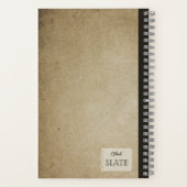 ルフス型ミルクキャップパーソナライズされたキノコ組成物 ノートブック (裏面)