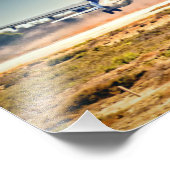 ルフトハンザ離陸 フォトプリント (角)