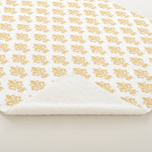 ルフルーアイエロー&ホワイトシェルパブランケット シェルパブランケット (3/4)