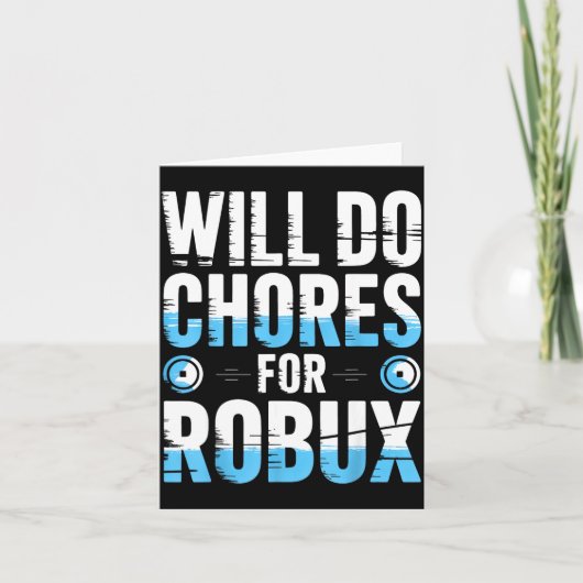 ルブックスと引き換えに家事をします　面白いゲーマー　ビデオゲーム　初心者 カード (正面)