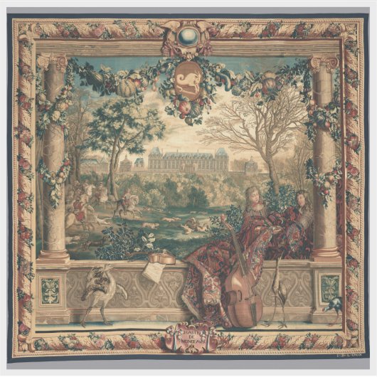 ルブラン – モンソーのシャトー12月の月 シール (正面)