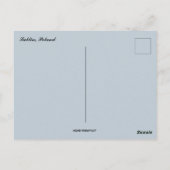 ルブリンポーランドの眺め ポストカード (裏面)