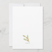 ルブルムリリーの招待状 招待状 (裏面)