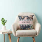 ルブードワールノワールヴィンテージレースアンドファブリック クッション (椅子)