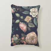 ルブードワールヴィンテージレースとファブリック アクセントクッション (裏面(縦))