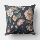 ルブードワールヴィンテージレースとファブリック クッション (裏面)