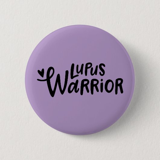 ルプス戦士ピンバッジ - 手書き文字の啓発ボタン 缶バッジ (正面)