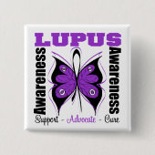 ルプス認識度蝶 缶バッジ (正面)