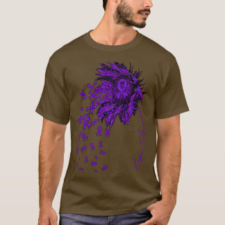 ルプス認識度認識度ひまわりリボン花 Tシャツ