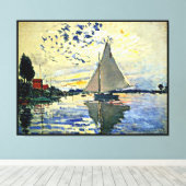 ルプティゲネビリエ島の帆船 キャンバスプリント (インサイチュ (ウッドフロア))