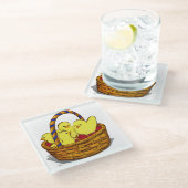 ルプティプールイースターデコール1 ガラスコースター (アングル)