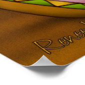 ルプティプーレイースターフォークアート ポスター (角)