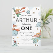 ルプティモダンプリンスバースデーパーティー 招待状 (スタンド正面)