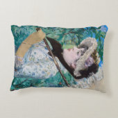 ルプリンテンプスエドゥアードマネ印象派絵画派 アクセントクッション (裏面)