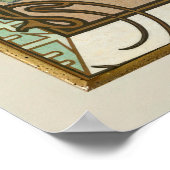 ルプリンテンプスシーズンアールヌーボーアルフォンスミュシャ ポスター (角)