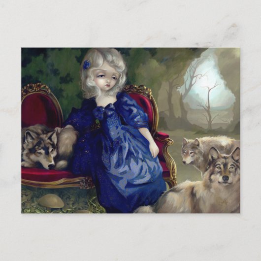 "ルプ・ガルー: 悲しみ" ポストカード (正面)