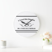 ルベインラウンドバスルーム壁時計 ラージ壁時計 (ホーム)