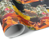 ルベキアの花のコンマチョウ ラッピングペーパー (ロールコーナー)