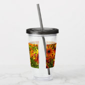 ルベキア花 アクリルタンブラー (左)