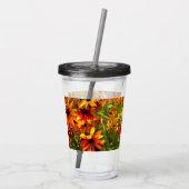 ルベキア花 アクリルタンブラー (裏面)