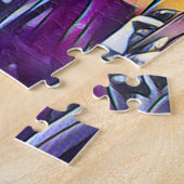 ルベキア花 ジグソーパズル (側面)