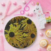 ルベキア花 ペーパープレート (パーティー)