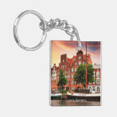 ルベック・ドイツの街並み写真 キーホルダー (正面左)