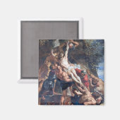 ルベンスの十字架の上げ マグネット (正面/裏面)