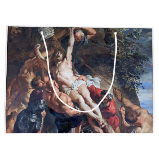 ルベンスの十字架の上げ ラージペーパーバッグ (裏面)