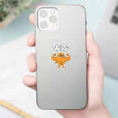 ルポワソンスティーブおもしろい筋魚漫画 シール (スマートフォン)