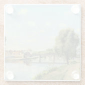 ルポンデュケミンデファーカミールピサロ ガラスコースター (裏面)