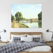 ルポンデュケミンデファーカミールピサロ キャンバスプリント (インサイチュ (寝室))