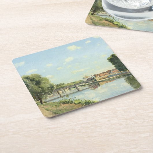 ルポンデュケミンデファーカミールピサロ スクエアペーパーコースター (アングル)