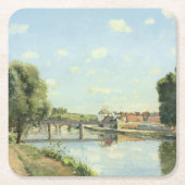 ルポンデュケミンデファーカミールピサロ スクエアペーパーコースター (正面)