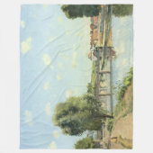 ルポンデュケミンデファーカミールピサロ フリースブランケット (正面)