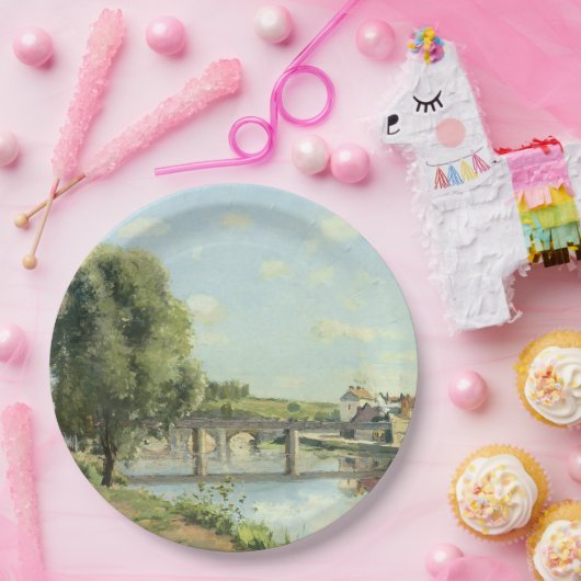 ルポンデュケミンデファーカミールピサロ ペーパープレート (パーティー)