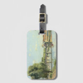 ルポンデュケミンデファーカミールピサロ ラゲッジタグ (正面縦)