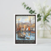ルポートドゥサンマロフランスヴィンテージトラベル ポストカード (スタンド正面)