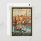 ルポートドゥサンマロ ポストカード (正面/裏面)